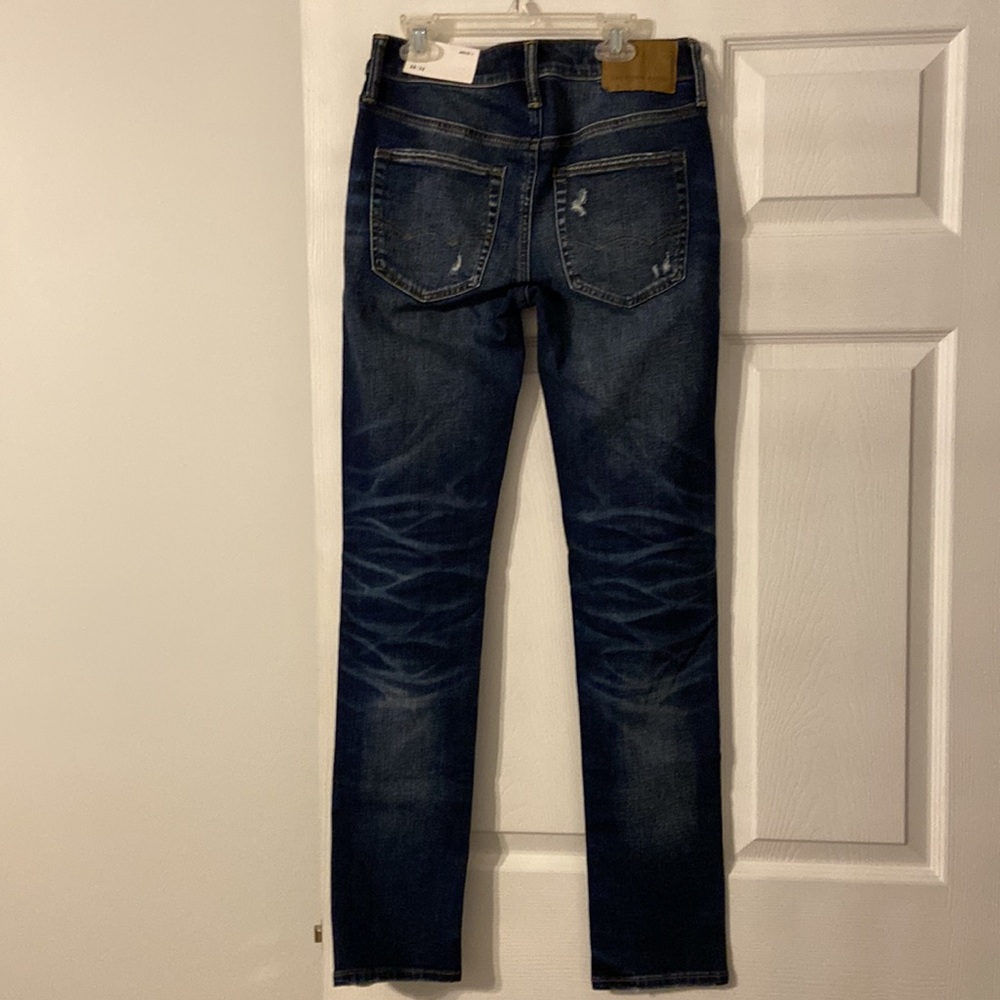 American Eagle Airflex Slim Dark Shadow Jeans size 28-32 brand new with tag - Picture 5 of 12